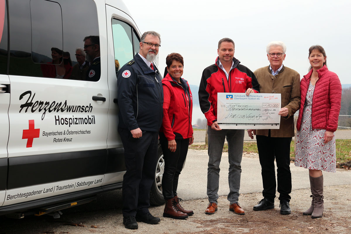 Spende an das Hospiz Wunsch Mobil
